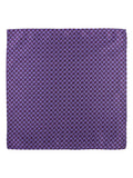 Kovove The Abstractzoid Purple Pocket Square For Men