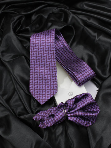Neck Tie and Pocket Square Set for Men