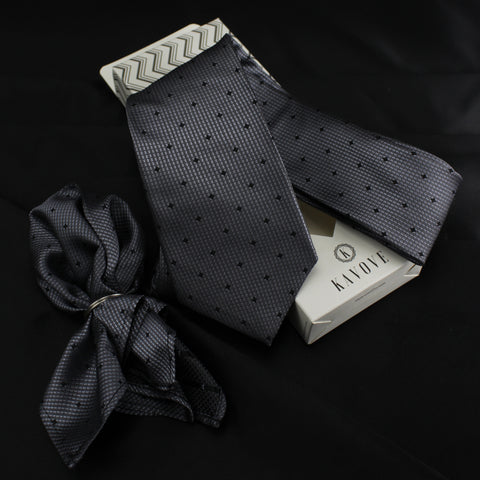Neck Tie and Pocket Square Set for Men