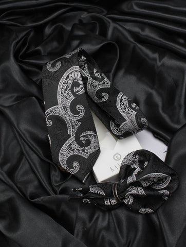 Neck Tie and Pocket Square Set for Men
