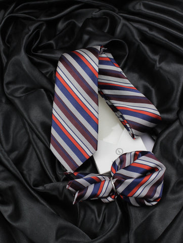 Neck Tie and Pocket Square Set for Men