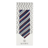 Kovove The Classy Striped Blue Necktie