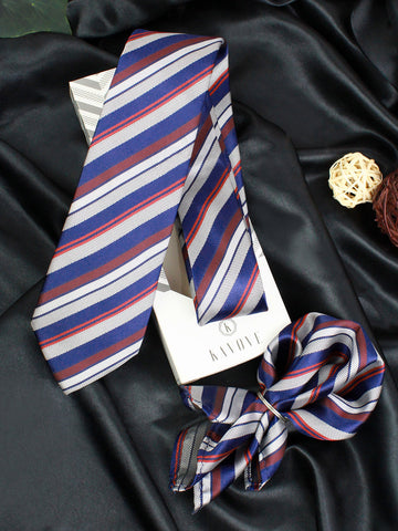 Neck Tie and Pocket Square Set for Men