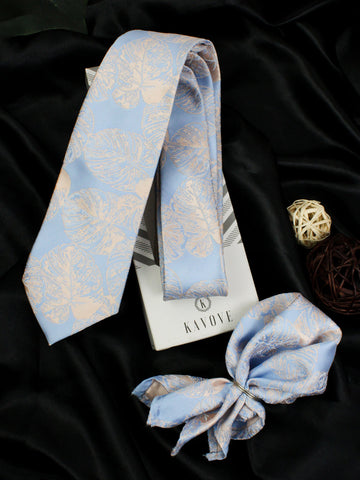 Neck Tie and Pocket Square Set for Men