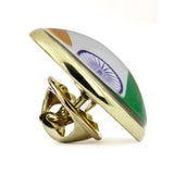 Kavove National Flag Tri Colour Lapel Pin
