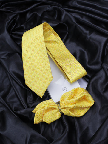 Neck Tie and Pocket Square Set for Men