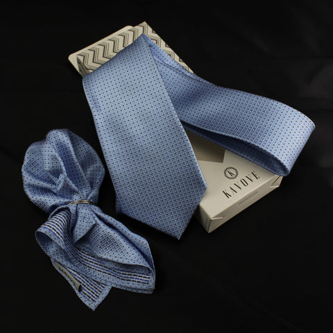 Neck Tie and Pocket Square Set for Men