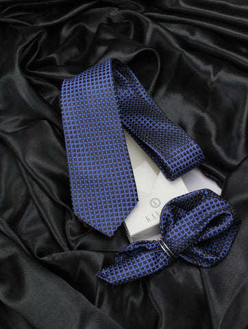 Neck Tie and Pocket Square Set for Men