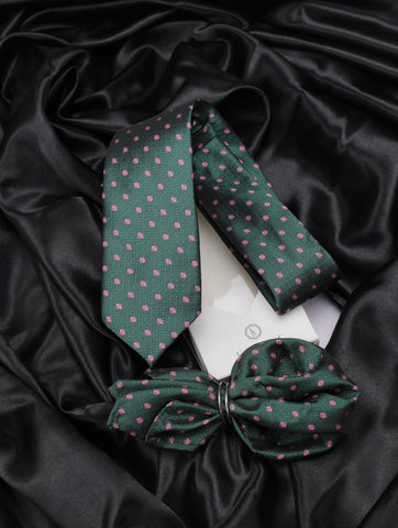 Neck Tie and Pocket Square Set for Men