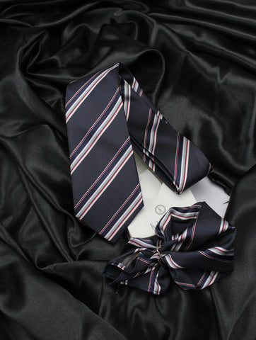 Neck Tie and Pocket Square Set for Men