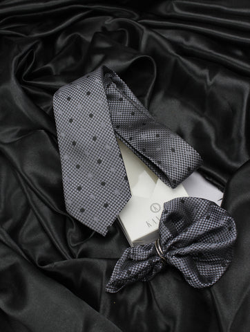 Neck Tie and Pocket Square Set for Men