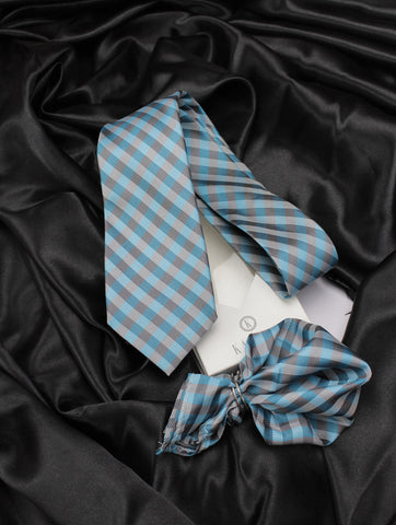 Neck Tie and Pocket Square Set for Men