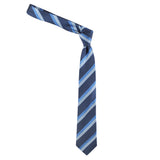 Kovove The Striped Grande Blue Necktie
