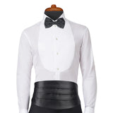 Kavove Solid Black Cummerbund Set