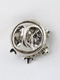 Peluche Snow Flake Cufflink and Lapel Pin Set