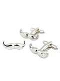 Peluche Manly Moustache Cufflink and lapel Pin Set