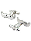 Peluche Manly Moustache Cufflink and lapel Pin Set