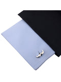 Peluche Manly Moustache Cufflink and lapel Pin Set