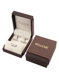 Peluche Manly Moustache Cufflink and lapel Pin Set