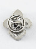 Peluche Beautifully Crafted Orchid Cufflink and lapel Pin Set