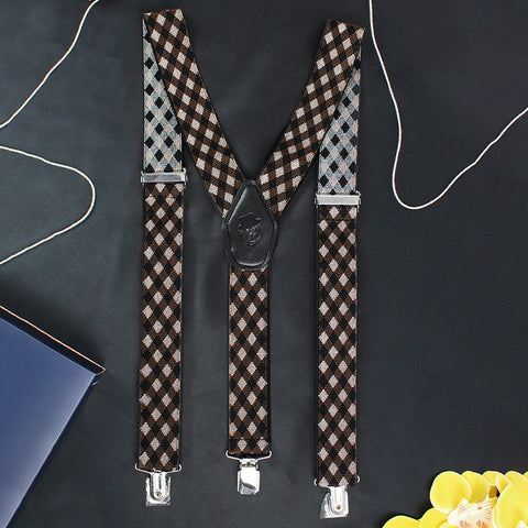 Peluche Checker Me Out Suspender for Men