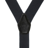 Peluche Plaid Black Suspender for Men