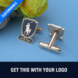 Customised Metal Cufflinks - Cut Out