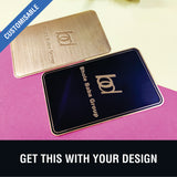 Customised Metal Cards