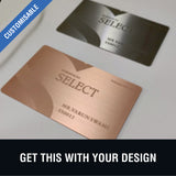 Customised Metal Cards