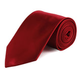 Peluche Classy Crimson Microfiber Necktie for Men