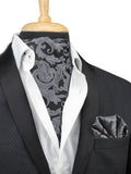 Peluche Artistic Floral Black Cravat