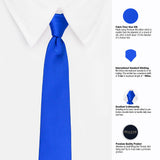 Neck Tie and Pocket Square Set for Men