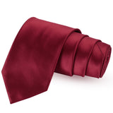 Sassy Maroon Colored Microfiber Necktie for Men | Genuine Branded Product from Peluche.in