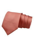 Peluche Solid Plain Necktie For Men