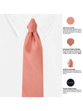 Peluche Solid Plain Necktie For Men