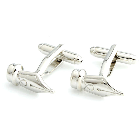 Inked In Silver Cufflinks for Men | Genuine Branded Product from Peluche.in