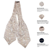 Peluche Floral Mystic Beige Cravat