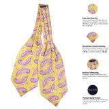 Peluche Paisley Nexus Yellow Cravat