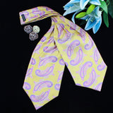 Peluche Paisley Nexus Yellow Cravat
