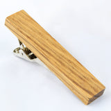Peluche Tortilla Stripes Zebra Wood Cufflink and TiePin Set