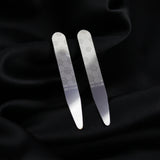 Silver Metal Collar Stays for Men