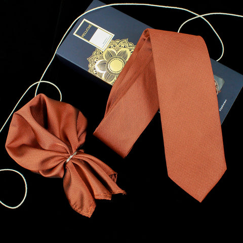 Neck Tie and Pocket Square Set for Men