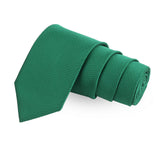 Charming Green Colored Microfiber Necktie For Men | Genuine Branded Product  from Peluche.in