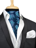 Peluche Paisley Dazzle Blue Cravat