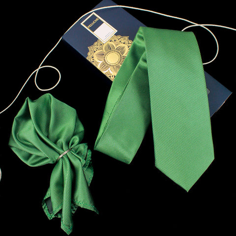 Neck Tie and Pocket Square Set for Men