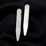 Silver Metal Collar Stays for Men