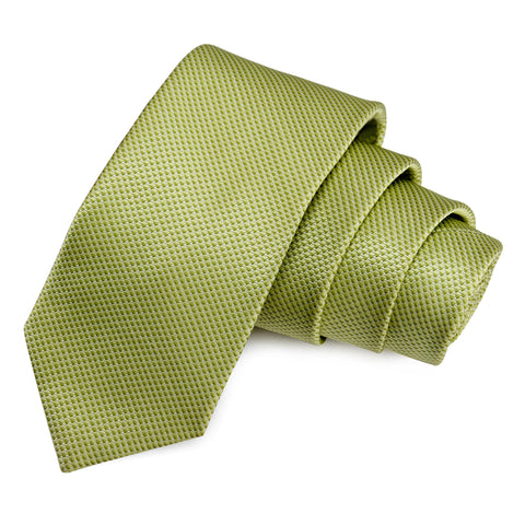 Sharp Green Colored Microfiber Necktie for Men | Genuine Branded Product from Peluche.in