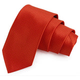 Voguish Red Colored Microfiber Necktie for Men | Genuine Branded Product from Peluche.in