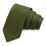 Enthralling Green Colored Microfiber Necktie for Men | Genuine Branded Product from Peluche.in