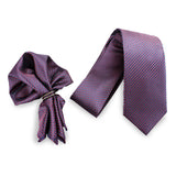 Neck Tie and Pocket Square Set for Men